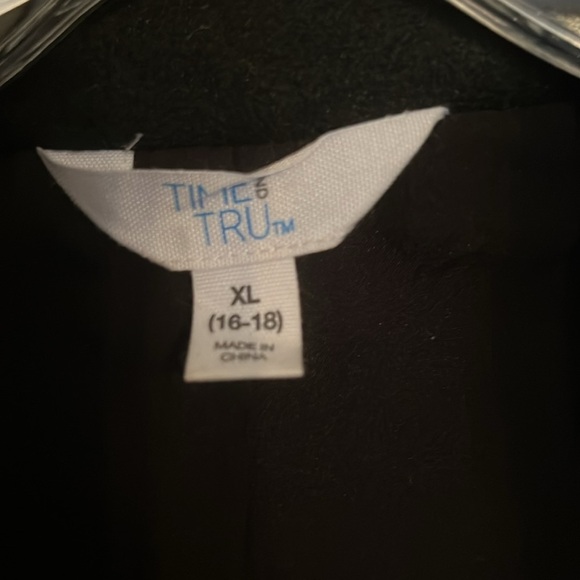 Women’s black dress coat EUC XL - Picture 7 of 9